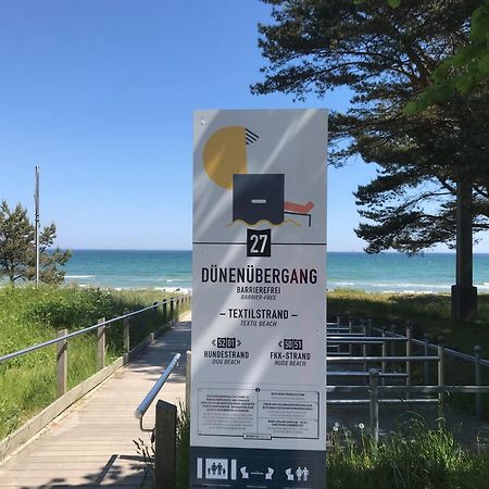 Fewos In Direkt Am Strand Mit Meerblick, Villa Seeblick, Остзебад Бинц Екстериор снимка