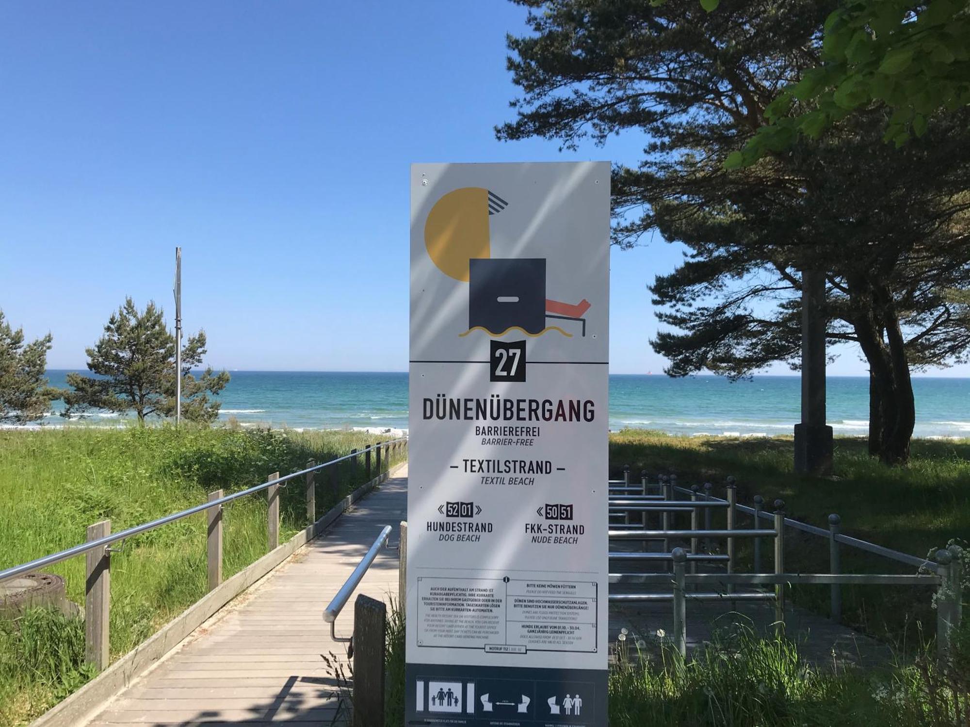 Fewos In Direkt Am Strand Mit Meerblick, Villa Seeblick, Остзебад Бинц Екстериор снимка