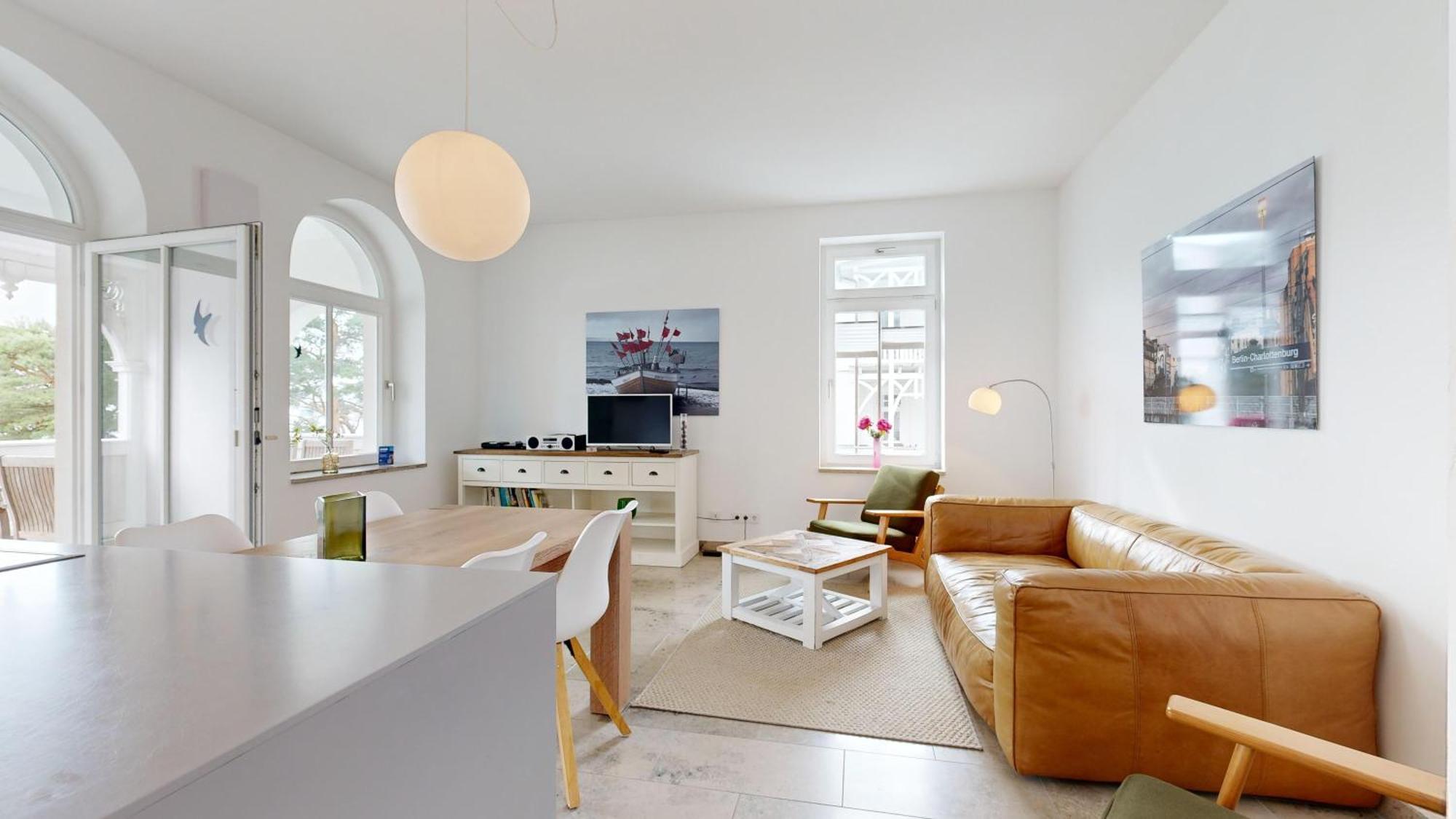 Fewos In Direkt Am Strand Mit Meerblick, Villa Seeblick, Остзебад Бинц Екстериор снимка